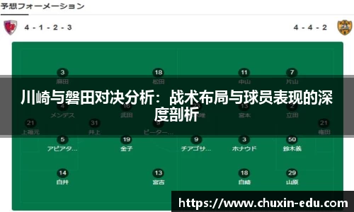 川崎与磐田对决分析：战术布局与球员表现的深度剖析